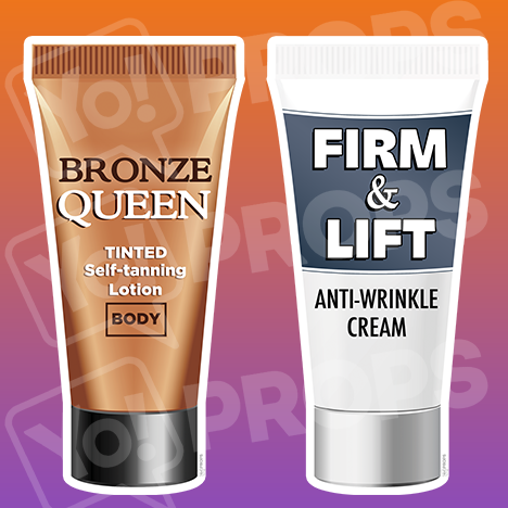 Beauty Props - Tanning Lotion / Anti Wrinkle Cream