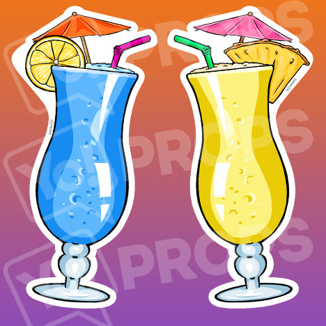 Drinking 2.0 Prop – Pina Colada Glass