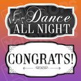 Classy Wedding Prop – Dance All Night / Congrats