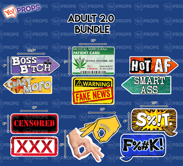 A set of (6) Adult 2.0 Bundle