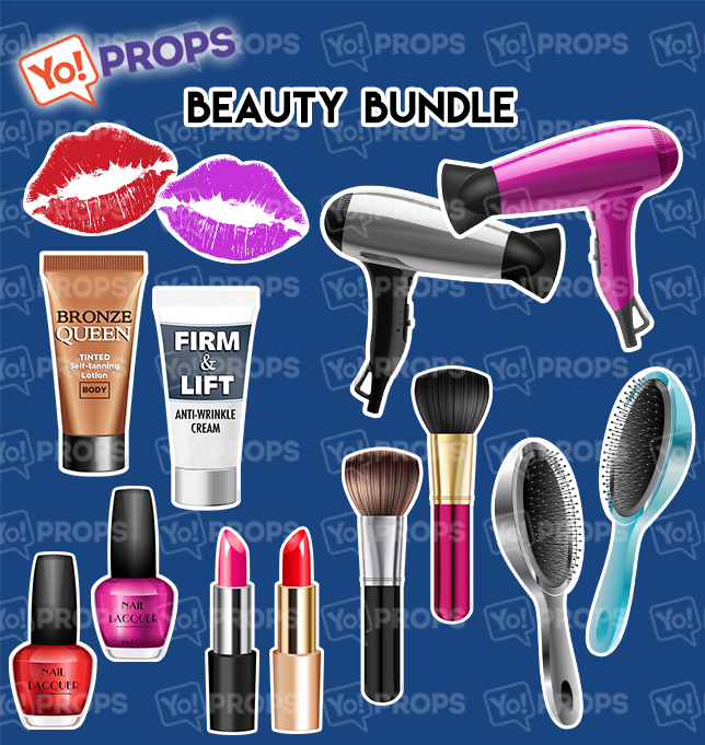 Beauty Bundle of 7 Photo Booth Props | YoProps – Yo Props