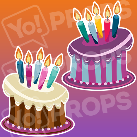 Birthday Bundle Prop – “Birthday Cakes”
