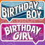 Birthday Prop – Birthday Boy / Birthday Girl