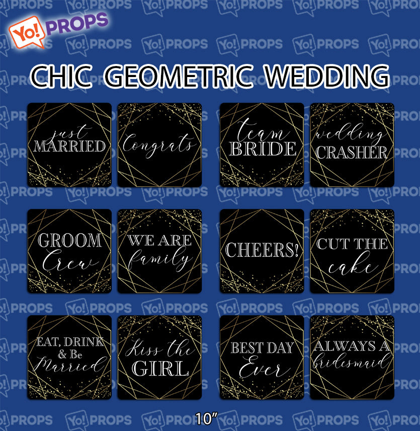 Chic Geometric Wedding Bundle