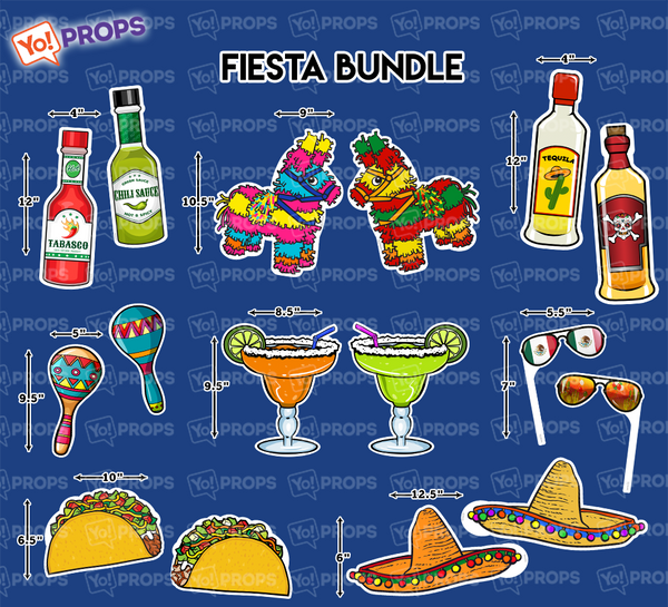 A Set Of (8) Props - The Fiesta Bundle