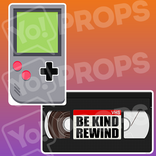 Retro Prop - Gameboy & VHS Tape Prop