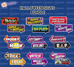Halloween Sign Bundle of 9