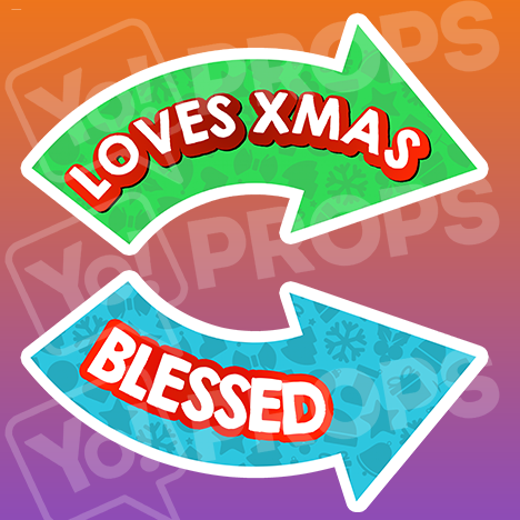 The Holiday/Christmas 1.0 Prop - (Loves Xmas/Blessed)