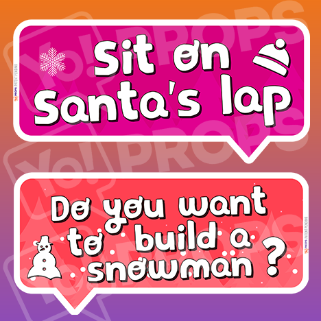 The Holiday/Christmas 2.0 Prop - (Sit On Santa’s Lap/Do you want to build a snowman?)