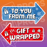Holiday/Christmas 2.0 Prop - (Gift Wrapped/To: You From: Me)