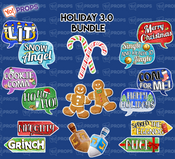 Holiday/Christmas 3.0 Bundle of 9
