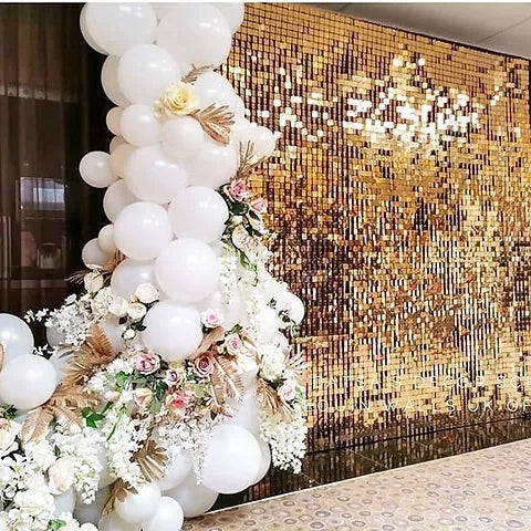 Light Gold Shimmer Wall - FREE WORLDWIDE SHIPPING!!