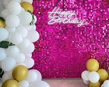 Hot Pink Shimmer Wall - FREE WORLDWIDE SHIPPING!!