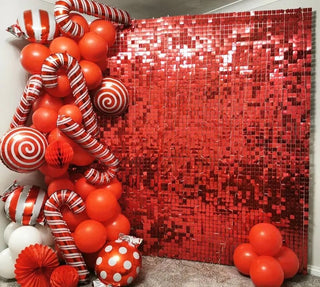 Shiny Red Shimmer Wall - FREE WORLDWIDE SHIPPING!!