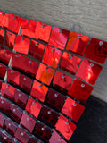 Shiny Red Shimmer Wall - FREE WORLDWIDE SHIPPING!!