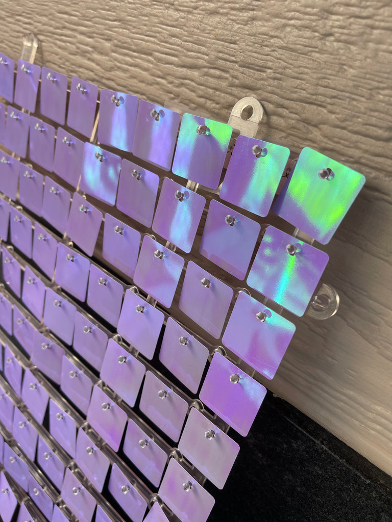 Iridescent Lavender Shimmer Wall - FREE WORLDWIDE SHIPPING!!
