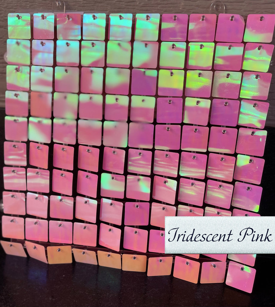 Iridescent Pink Shimmer Wall - FREE WORLDWIDE SHIPPING!!
