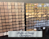 Matte Champagne Shimmer Wall - FREE WORLDWIDE SHIPPING!!