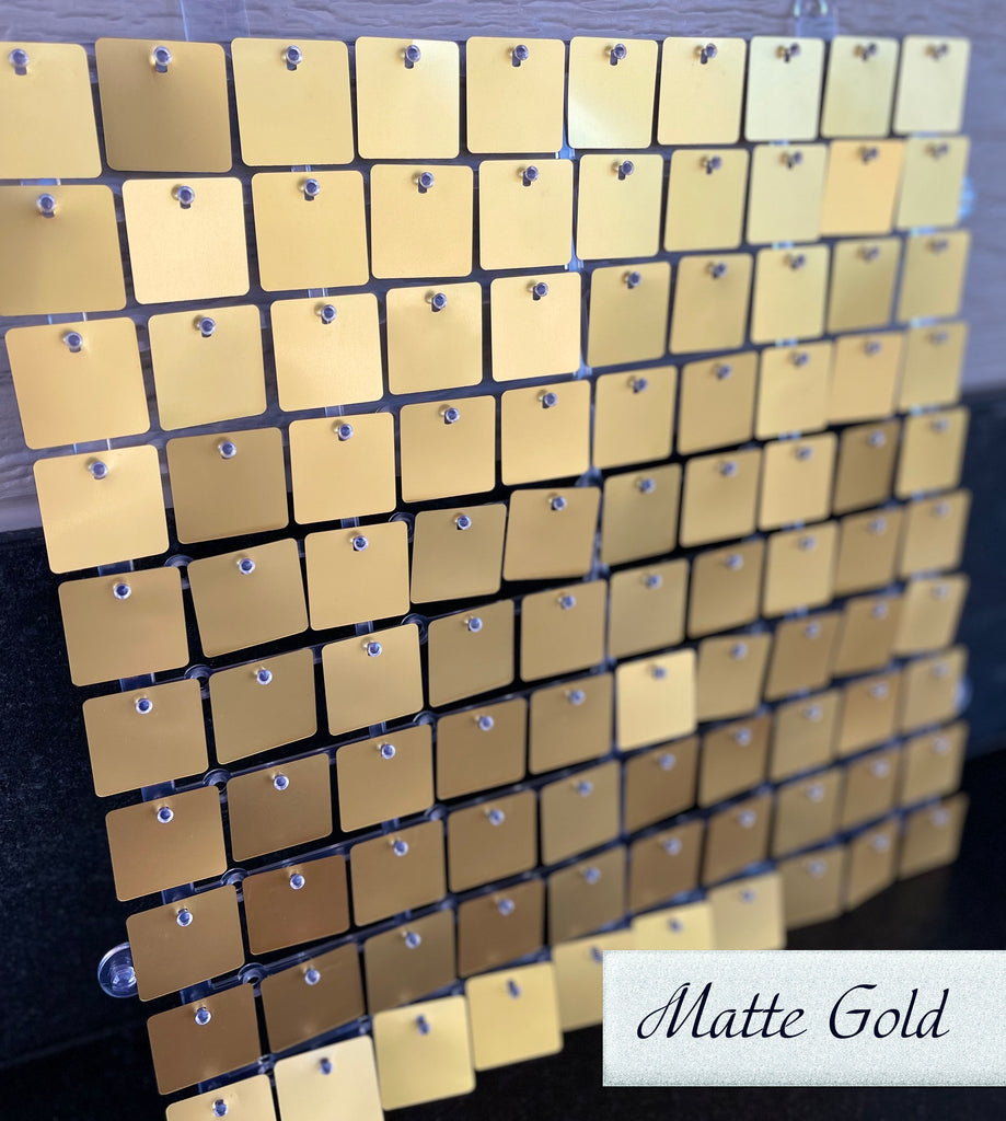 Matte Gold Shimmer Wall - FREE WORLDWIDE SHIPPING!!