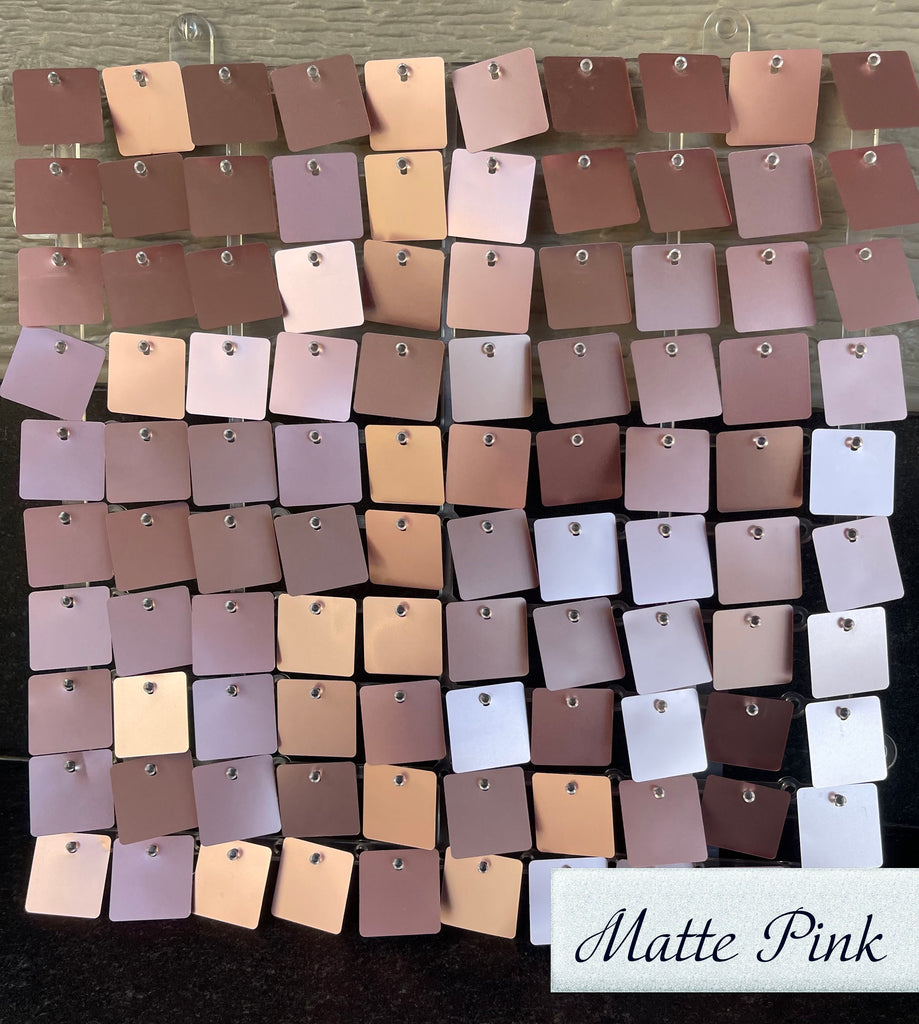 Matte Pink Shimmer Wall - FREE WORLDWIDE SHIPPING!!