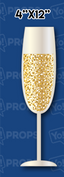 New Years Props - Champagne Glass