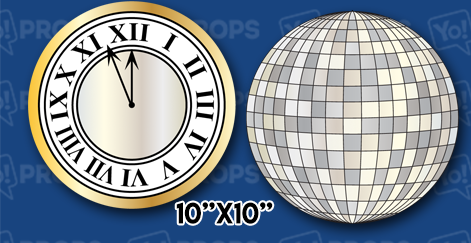 New Years Props - Countdown Clock / Disco Ball