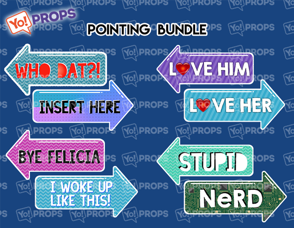 A Set Of (4) Signs – The Pointing Bundle