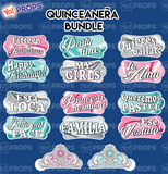 Quinceanera Prop - Fifteen & Fabulous / Happy Birthday