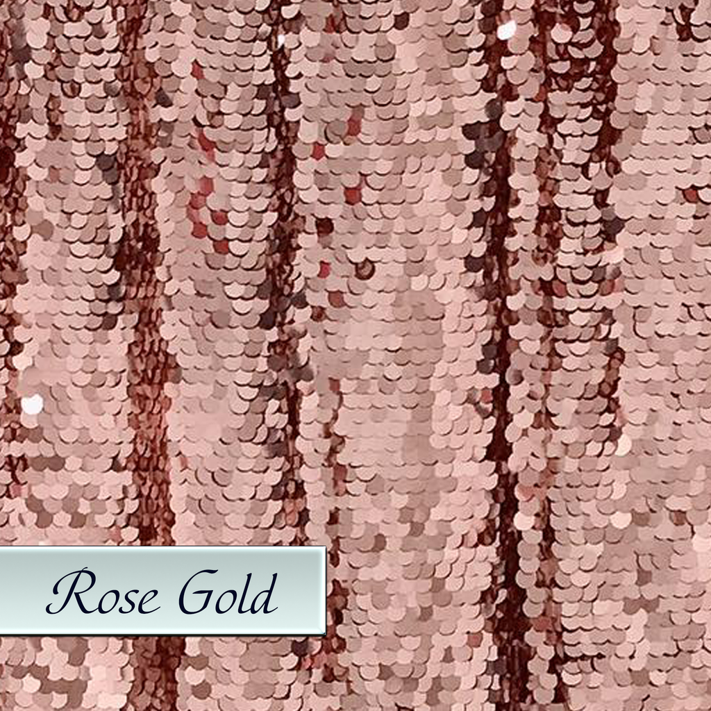 Rose Gold Large Sequins Backdrop
