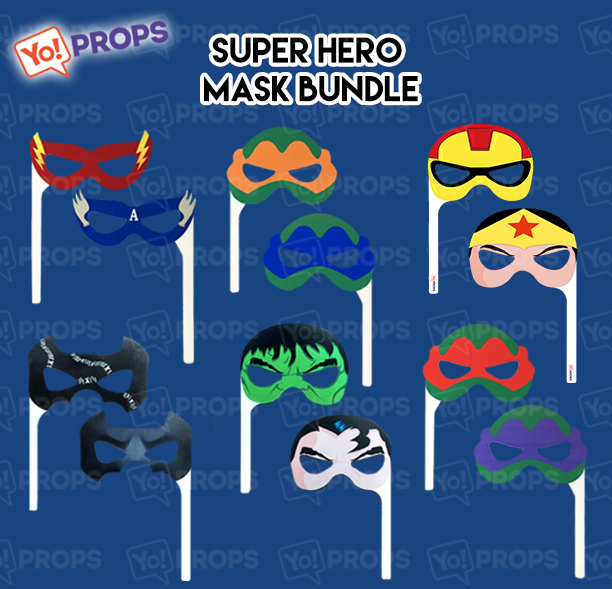 A Set Of (6) Masks – The Super Hero Masks Bundle