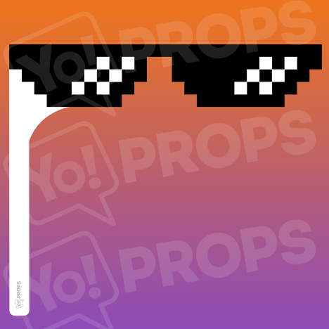 Prop - Thug life shades 8-bit