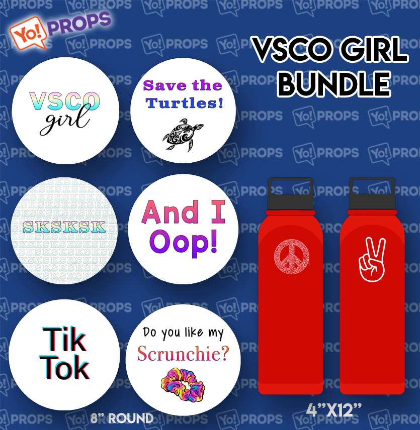 A Set Of (4) Signs – VSCO Girl Bundle