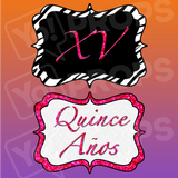 Pink & Black Quinceanera Bundle of (6)