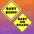 Baby Shower Prop - Baby on Board