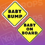 Baby Shower Prop - Baby on Board