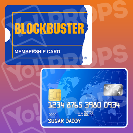 Prop - Blockbuster / Credit Card