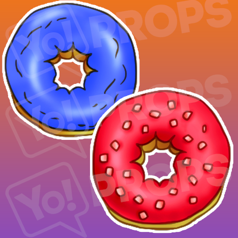 Blue/Pink Donut