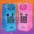 Retro 80's and 90's Prop - Cell Phone