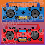 Retro 80's and 90's Prop - Boombox