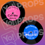 Retro 80's and 90's Prop - Record (blue/pink)