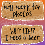 Playful - Cardboard Signs