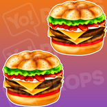 Oversized Food Prop - Hamburger