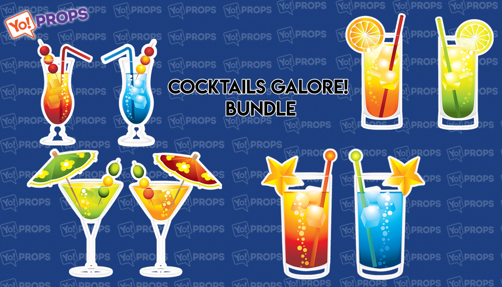Cocktails Galore! Bundle of (4)