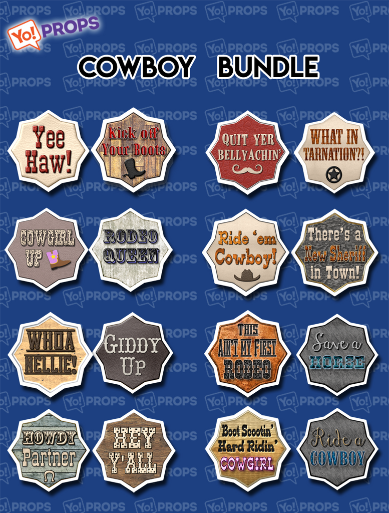 Cowboy Bundle of (8)