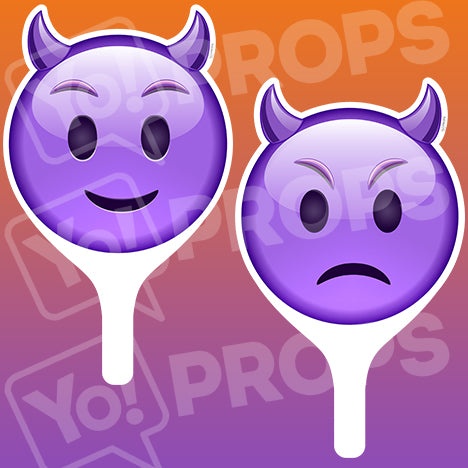 Emoji 2.0 Prop - Devil Happy / Angry Face