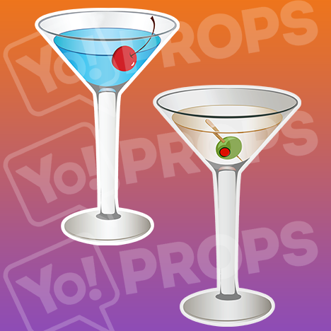 Drinking Prop – “Martinis”