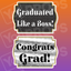 Graduation 2.0 Prop - Graduated Like a Boss!/ Congrats Grad!