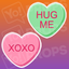 Conversation Hearts Prop - Hug Me/XOXO