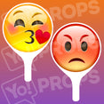 Emoji 2.0 Prop - Kiss Face / Angry Face