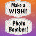 Birthday Party Prop - Make a Wish!/ Photo Bomber!